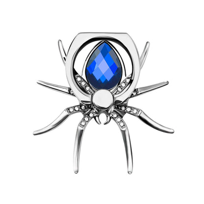 Spider Rhinestone Phone Ring Stand