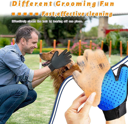 Pet Grooming &amp; Massage Glove