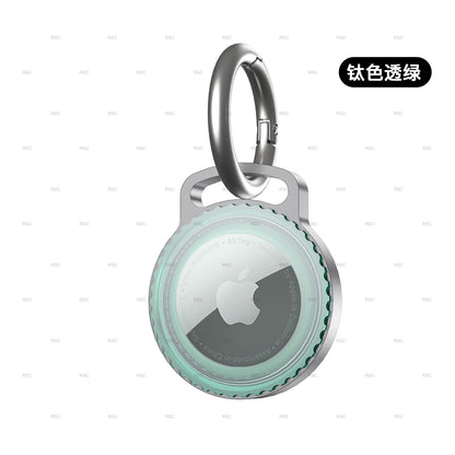 AirTag Metal Protective Case with Keychain
