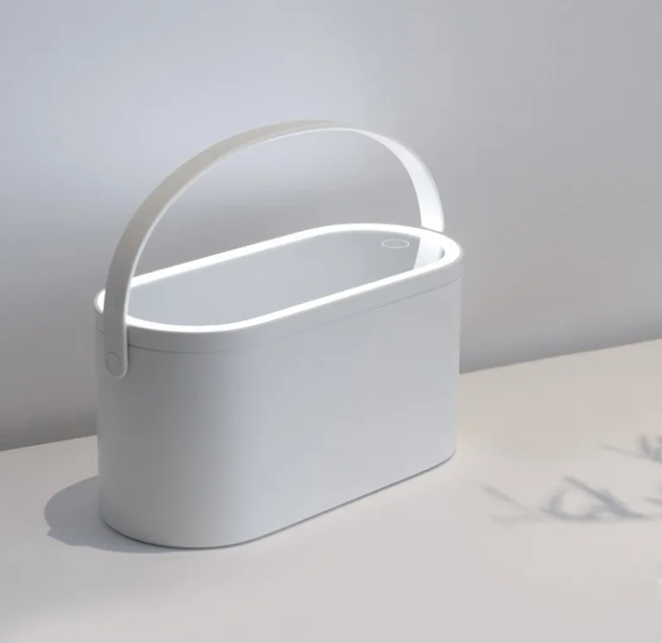 LED Makeup Mirror with Storage Box