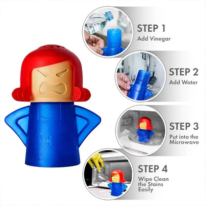 5-Minute Steam Microwave Cleaner