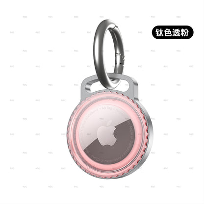 AirTag Metal Protective Case with Keychain