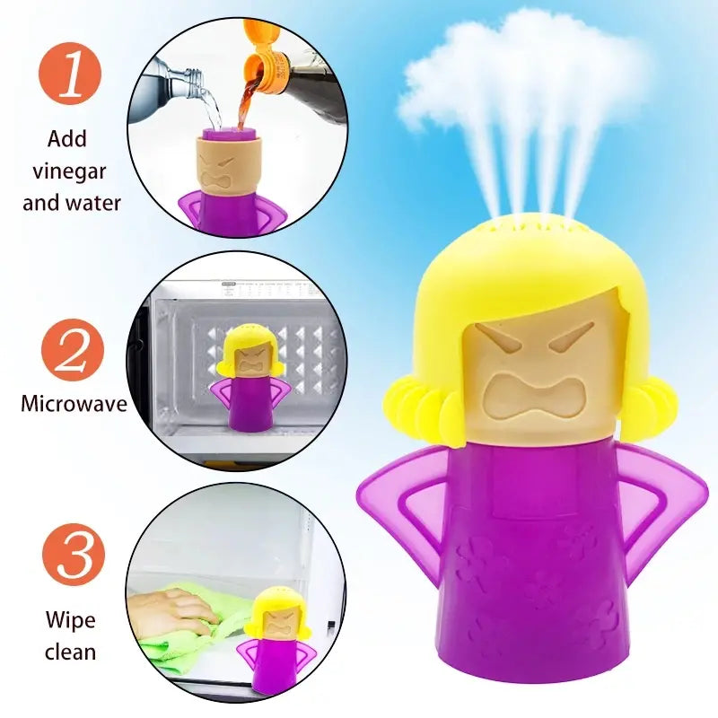 5-Minute Steam Microwave Cleaner