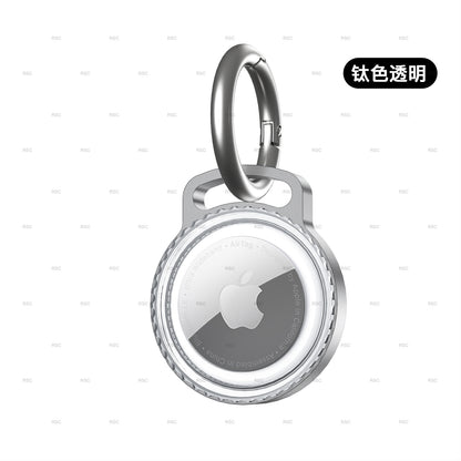 AirTag Metal Protective Case with Keychain
