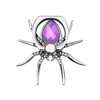 Spider Rhinestone Phone Ring Stand