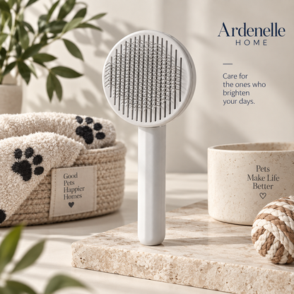 Self-Cleaning Pet Slicker Brush