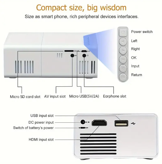 Mini Portable Projector M100