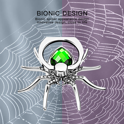 Spider Rhinestone Phone Ring Stand