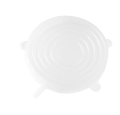 Stretch Silicone Food Lids, Clear Set of 12