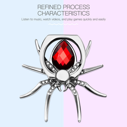 Spider Rhinestone Phone Ring Stand