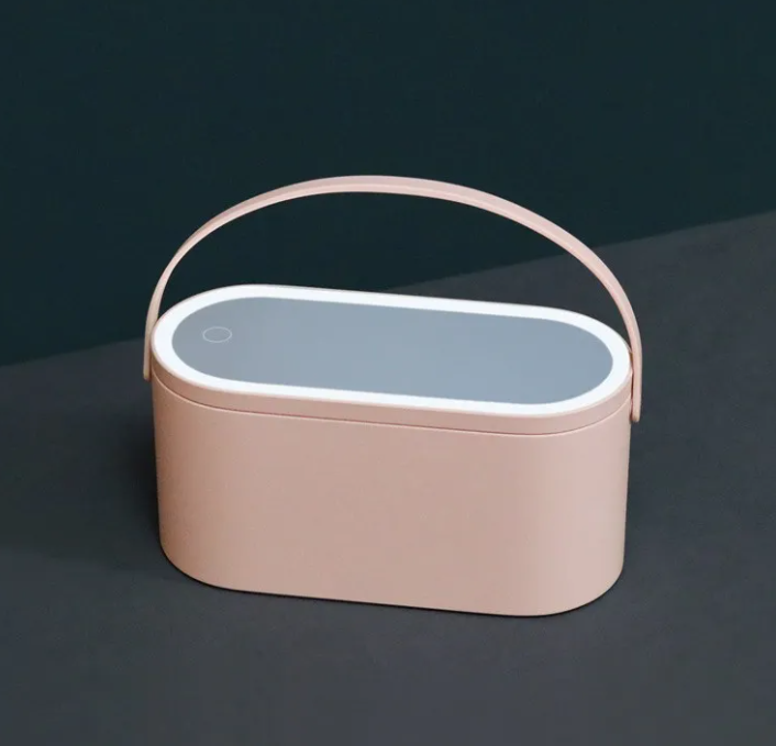 LED Makeup Mirror with Storage Box