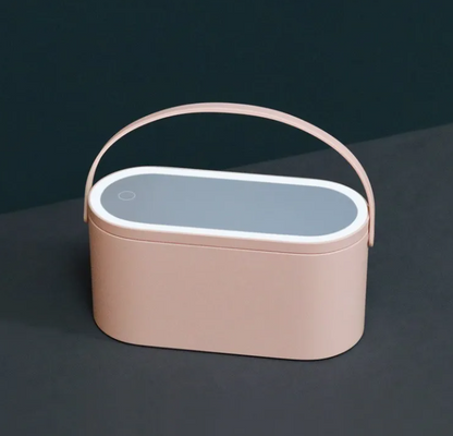 LED Makeup Mirror with Storage Box