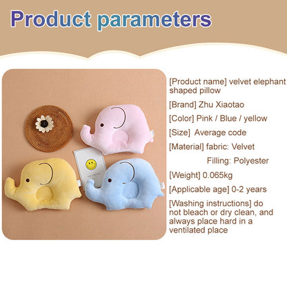 Neonatal Velvet Elephant Pillow